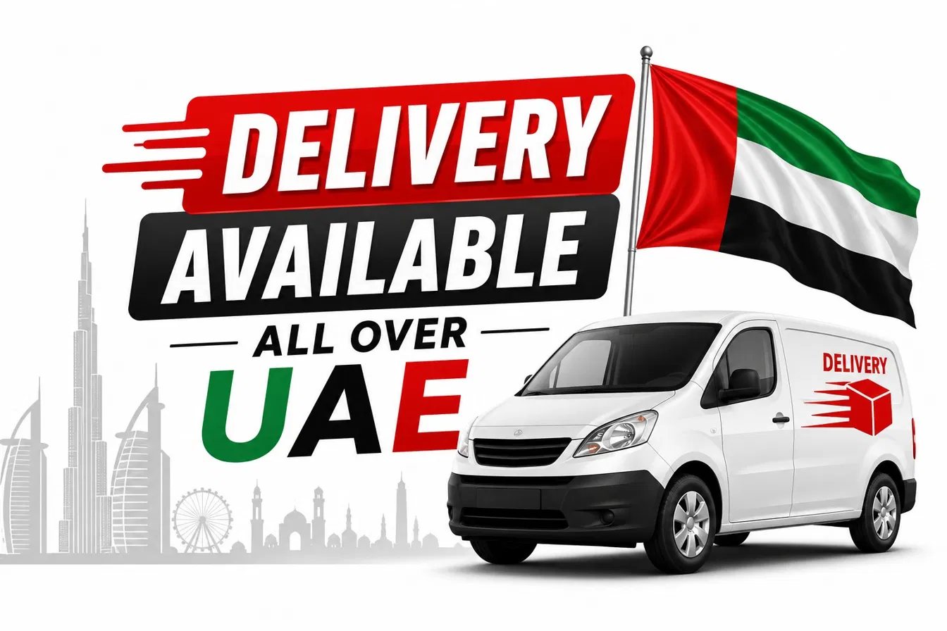 Delivery available all over UAE